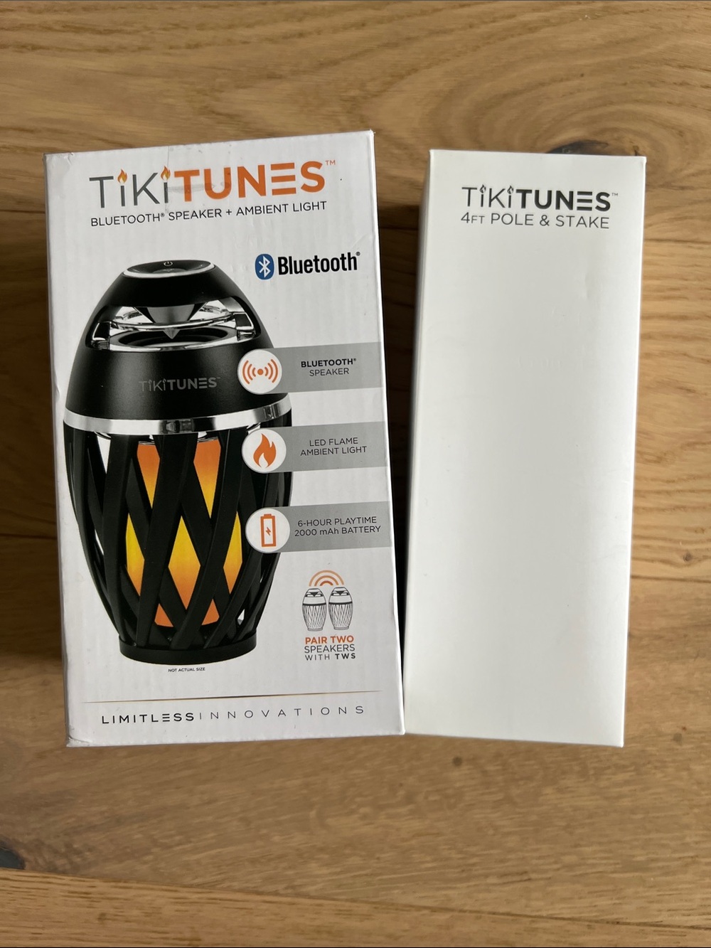 Tikitunes Bluetooth Speaker and 4 FT Pole and Stake